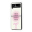 Main Character Samsung Z Flip Glass Case