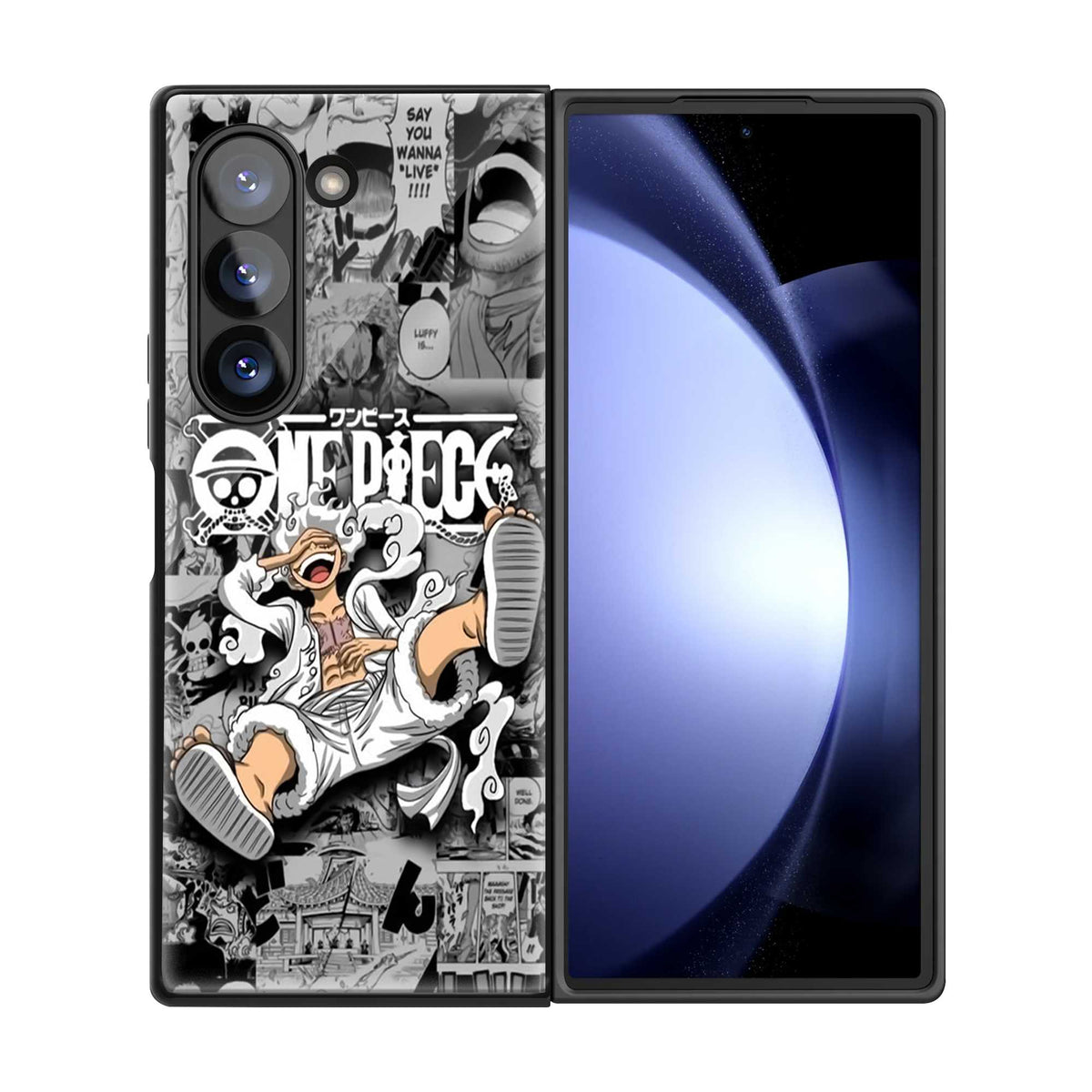 Manga Adventure Samsung Z Fold Glass Case