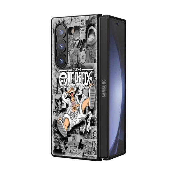Manga Adventure Samsung Z Fold Glass Case
