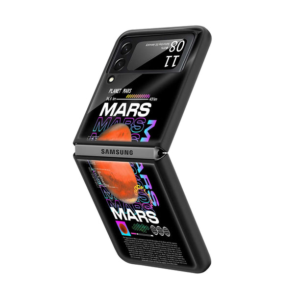Mars Protocol Samsung Z Flip Glass Case