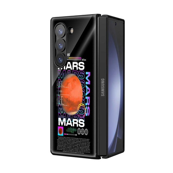 Mars Protocol Samsung Z Fold Glass Case