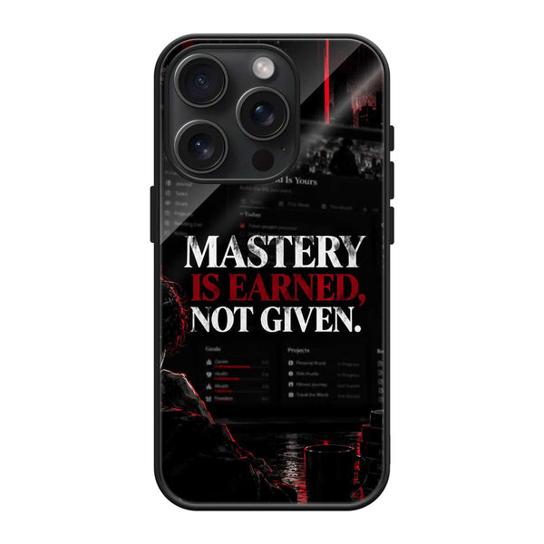 Mastery Earned Grid Glass Case