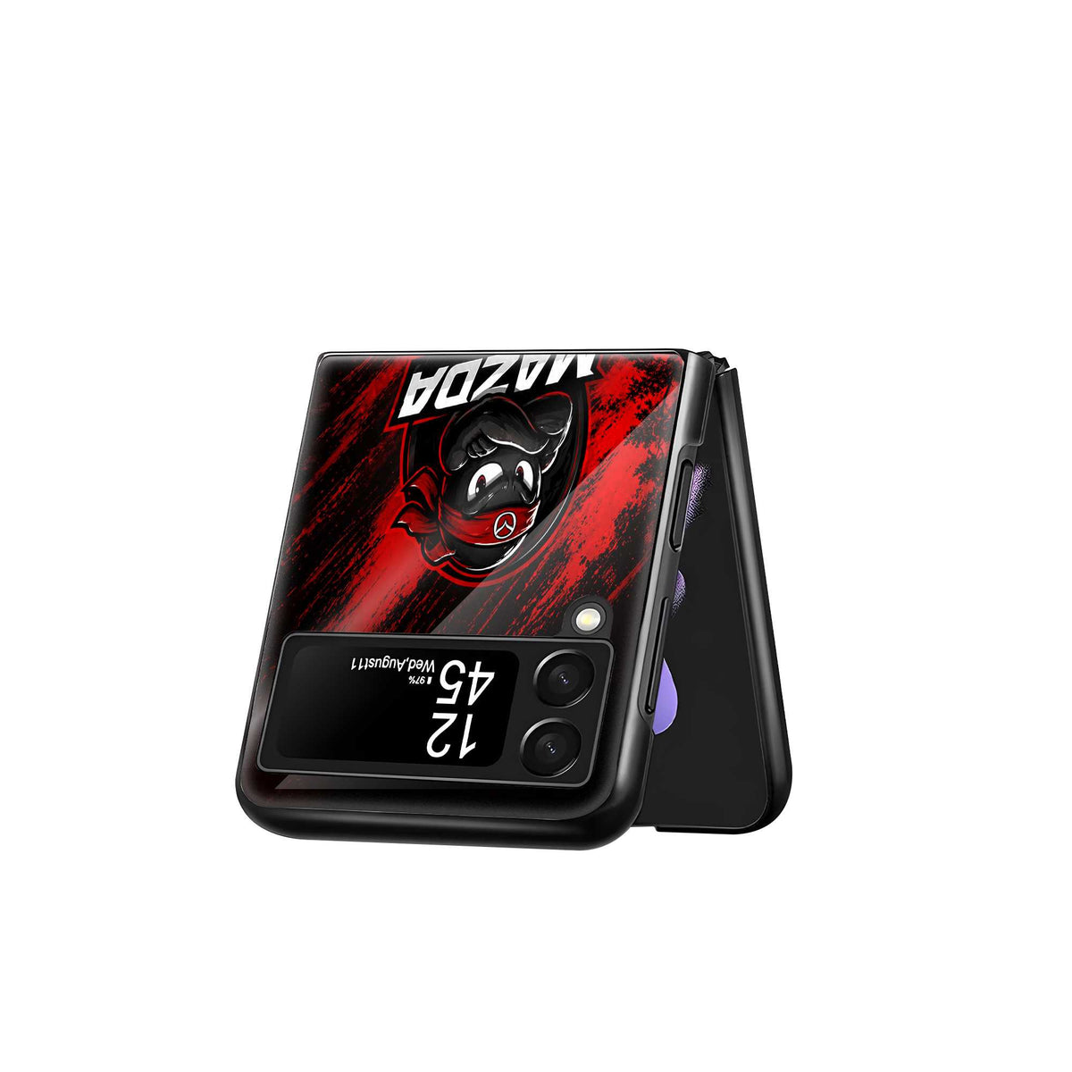 Mazda Ninja Samsung Z Flip Glass Case