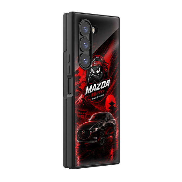 Mazda Ninja Samsung Z Fold Glass Case