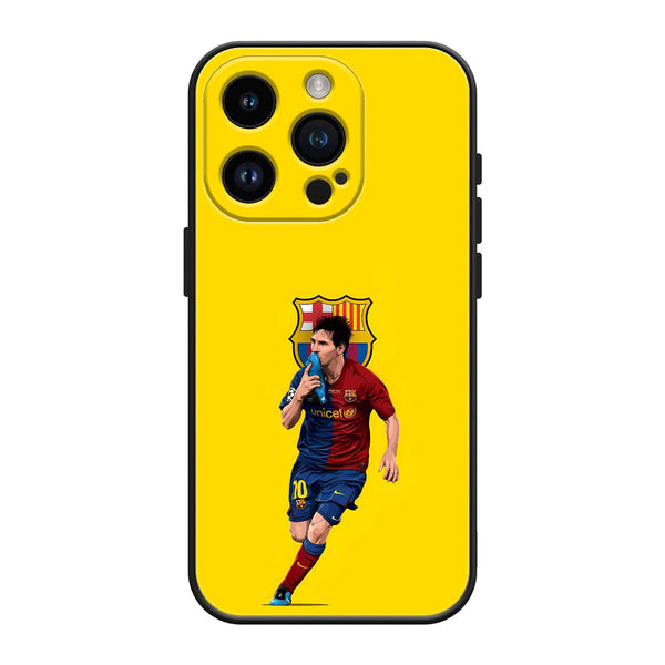 Messi Yellow Silicone Case
