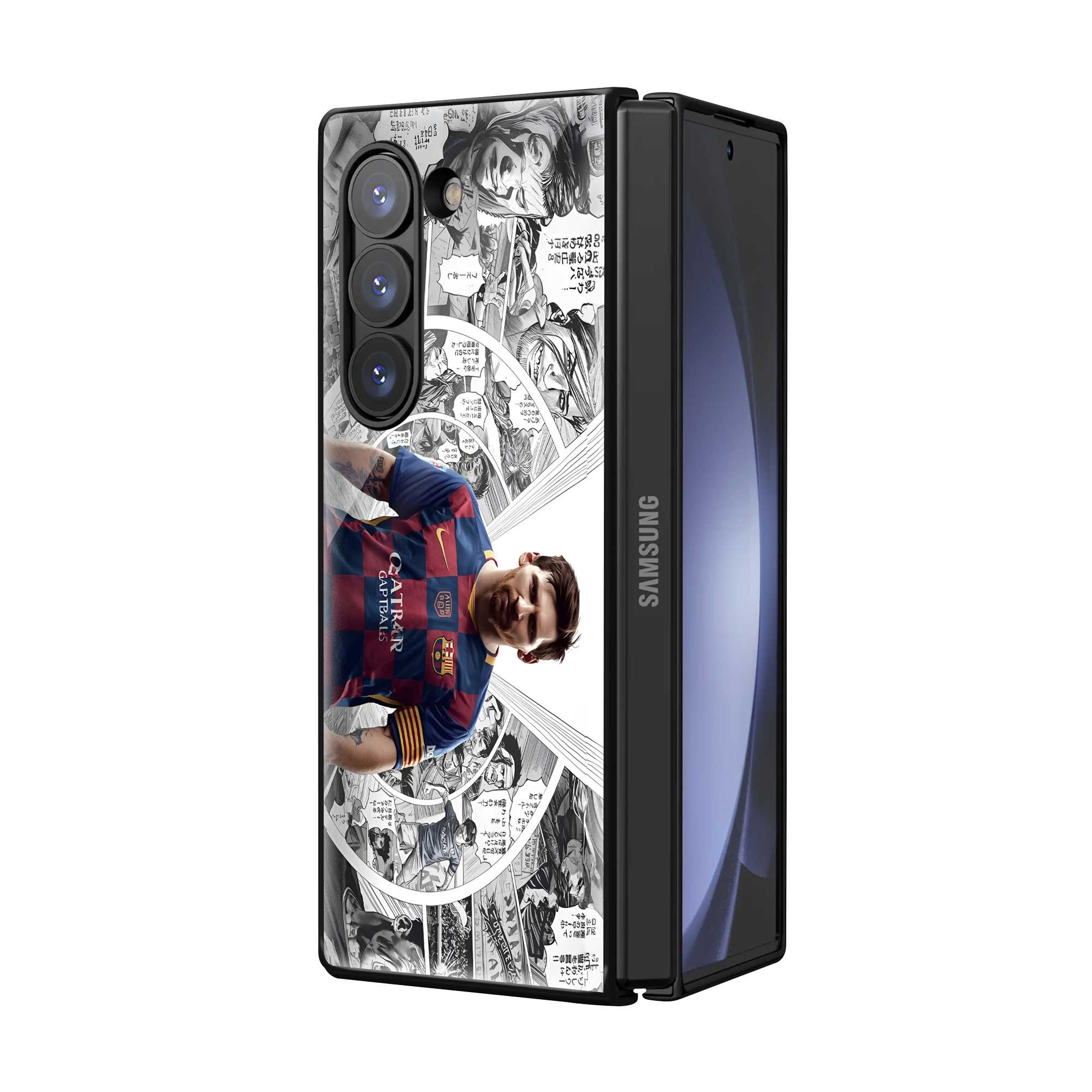 Messi Legacy Samsung Z Fold Glass Case