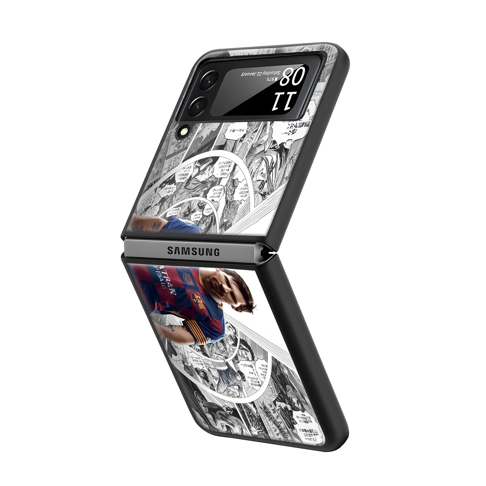 Messi Legacy Samsung Z Flip Glass Case
