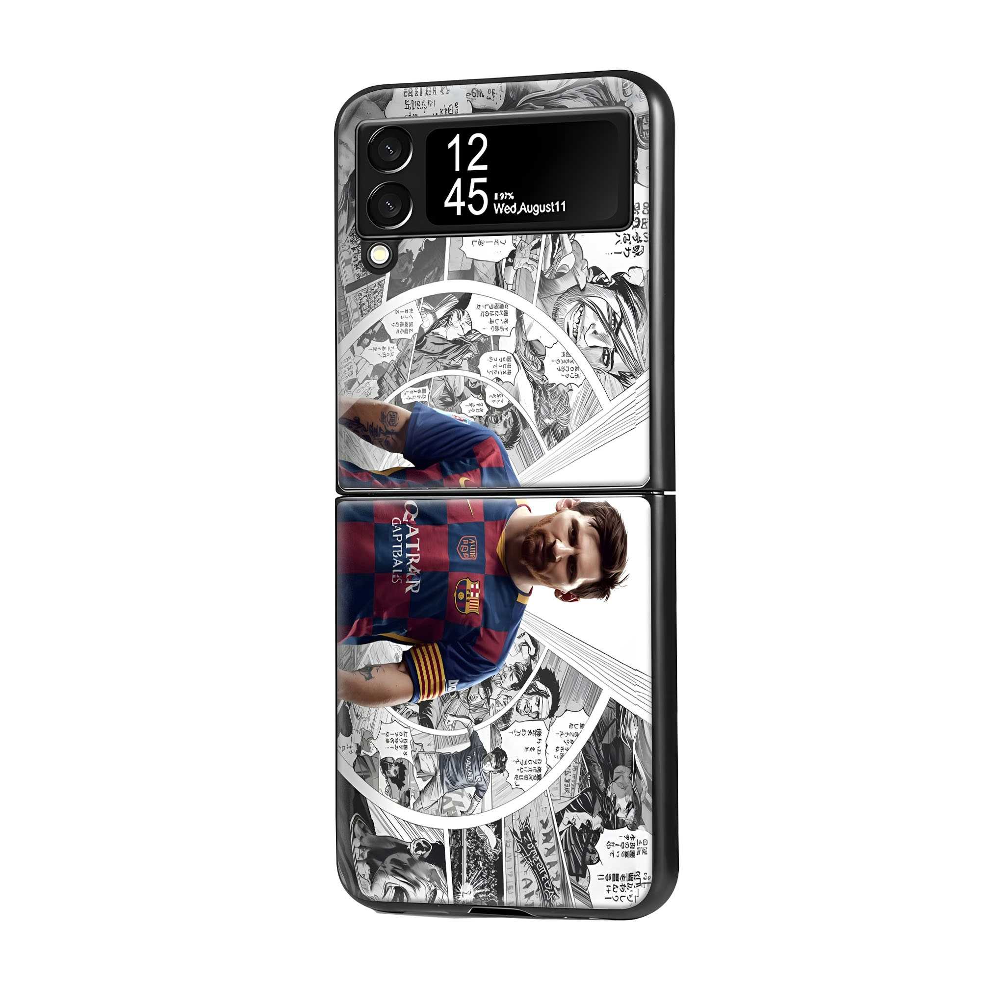 Messi Legacy Samsung Z Flip Glass Case