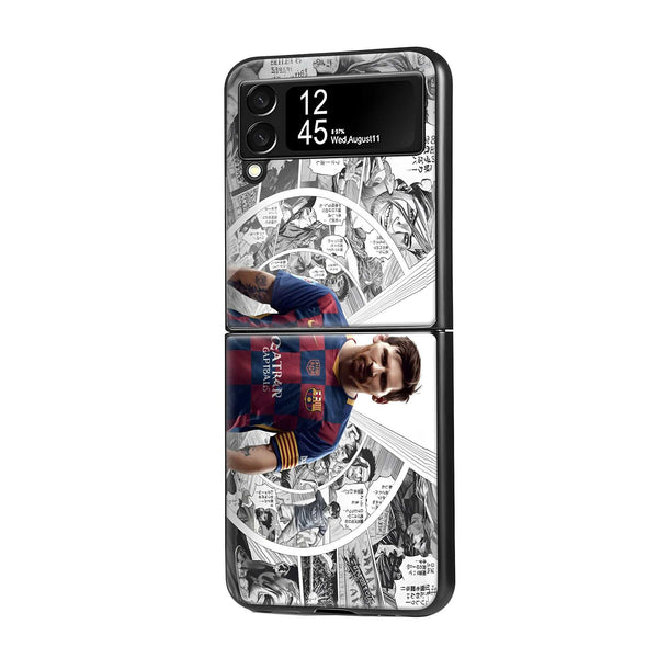 Messi Legacy Samsung Z Flip Glass Case