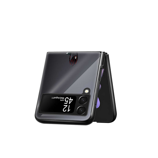 Midnight Burn Samsung Z Flip Glass Case