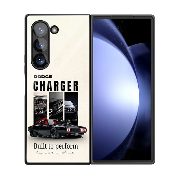 Midnight Charger Samsung Z Fold Glass Case