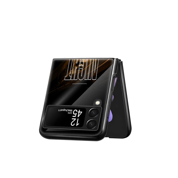 Midnight Cruise Samsung Z Flip Glass Case