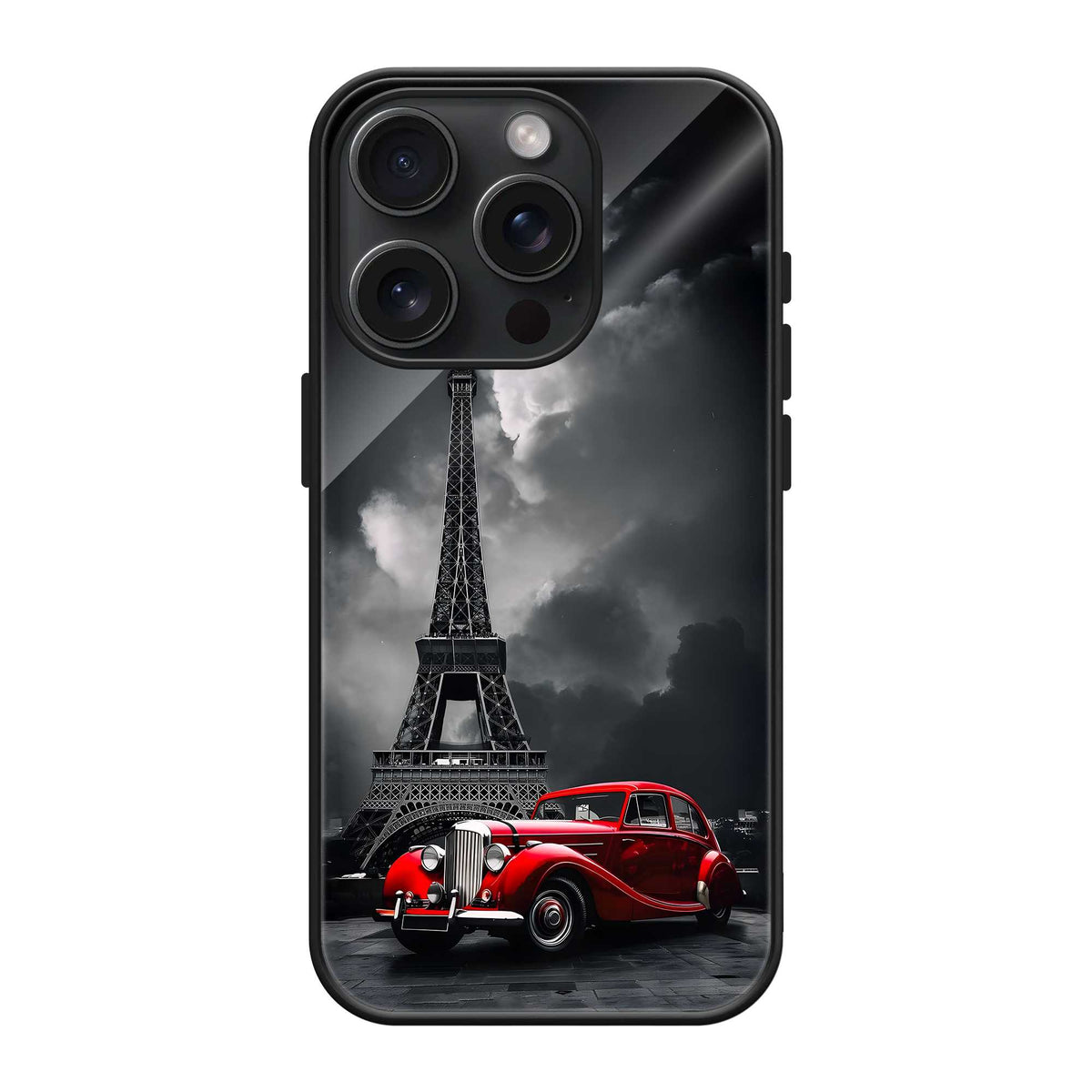 Midnight Eiffel Glass Case