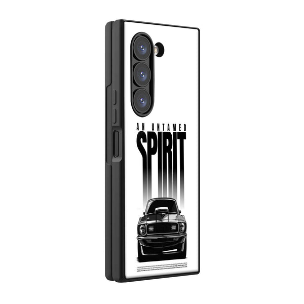 Midnight Rebel Samsung Z Fold Glass Case