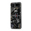 Midnight Street Collage Samsung Z Flip Glass Case