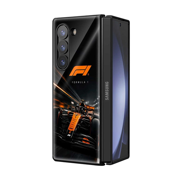 Midnight Velocity Samsung Z Fold Glass Case