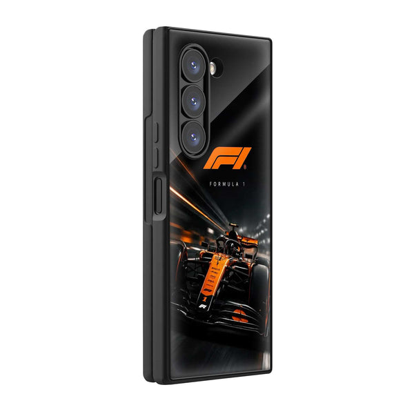 Midnight Velocity Samsung Z Fold Glass Case