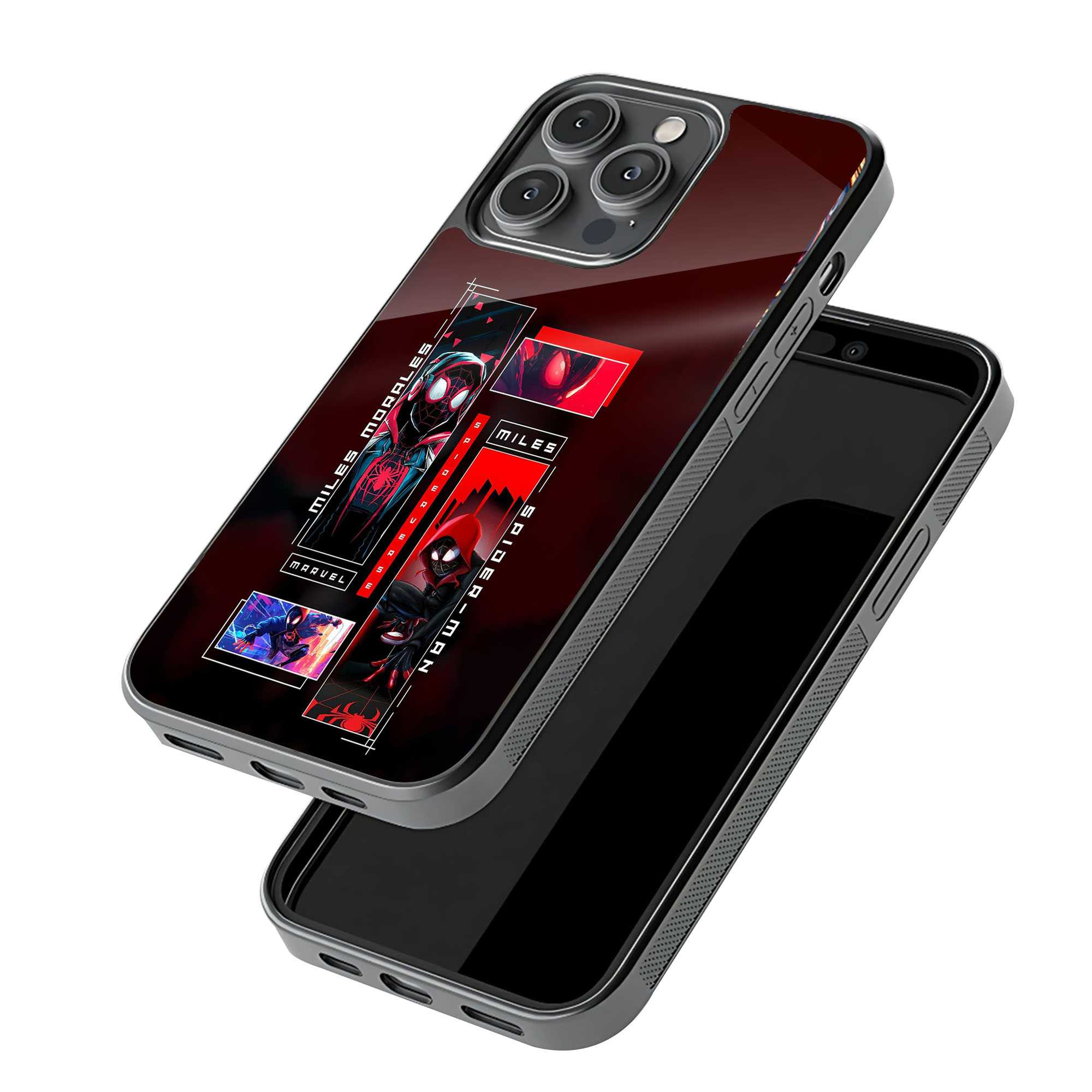 Miles Morales Glass Case