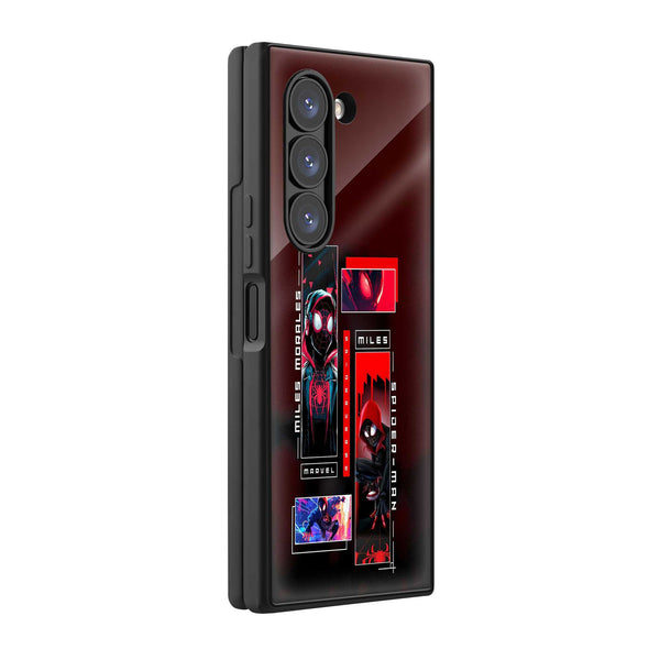 Miles Morales Samsung Z Fold Glass Case