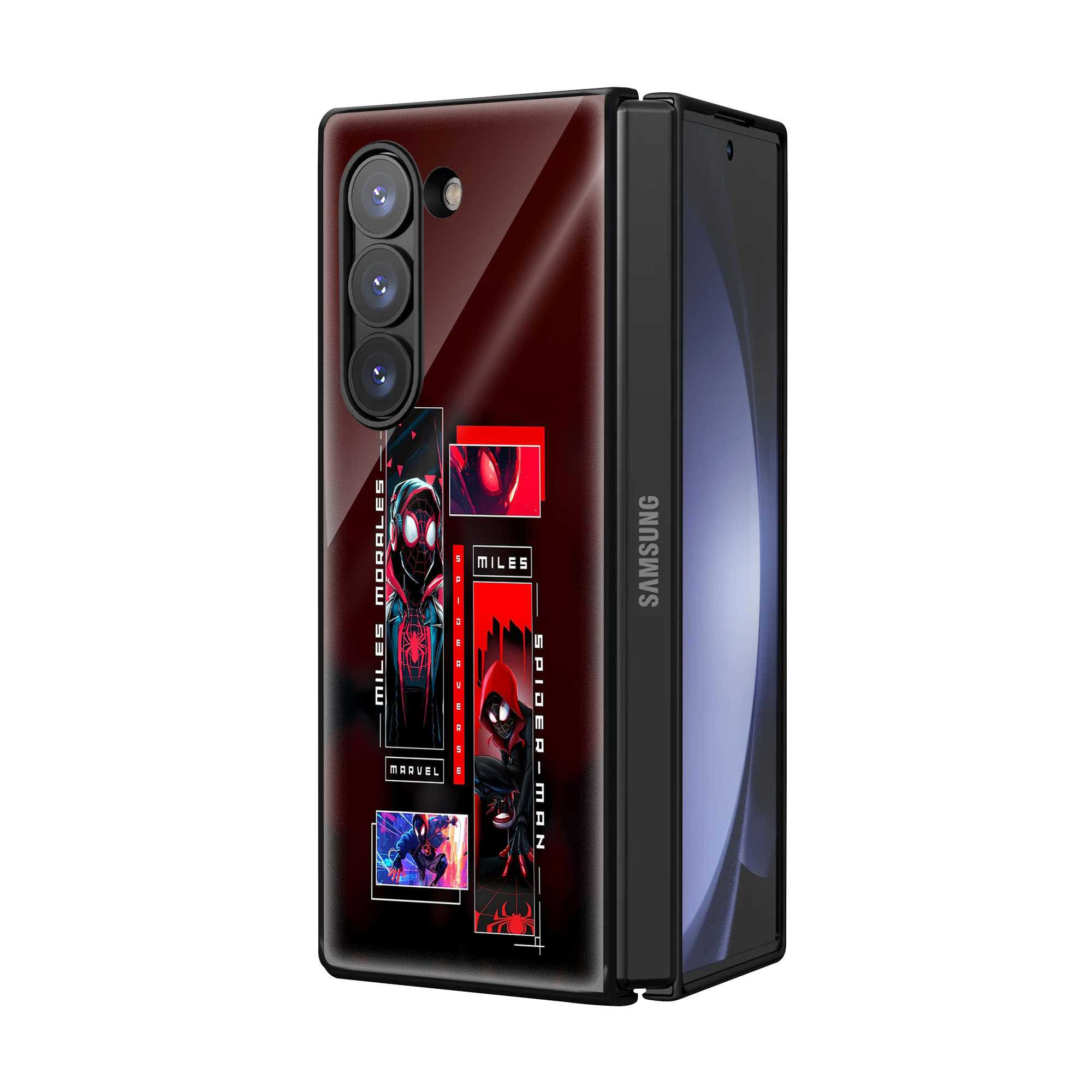 Miles Morales Samsung Z Fold Glass Case Secondary image