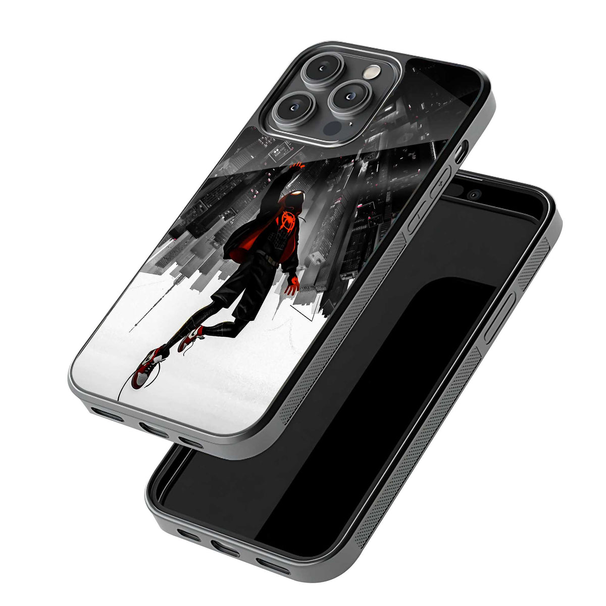 Miles Morales Leap Glass Case