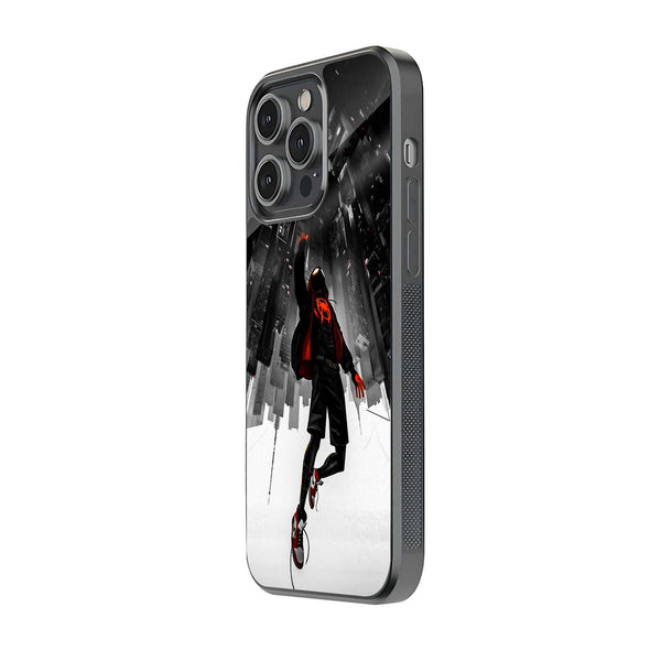 Miles Morales Leap Glass Case