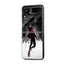 Miles Morales Leap Samsung Z Flip Glass Case