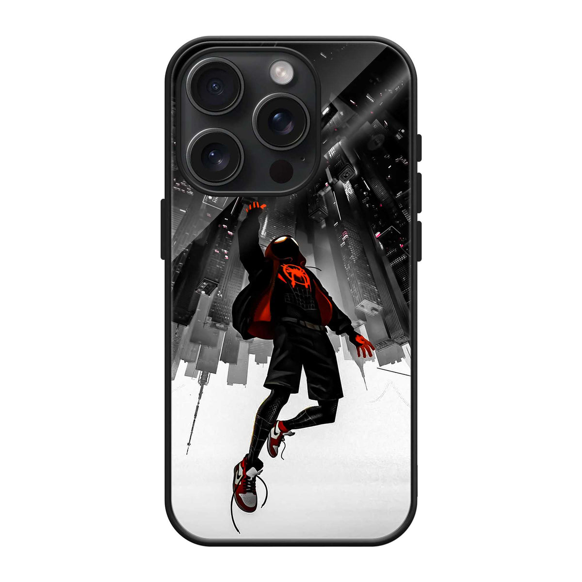 Miles Morales Leap Glass Case