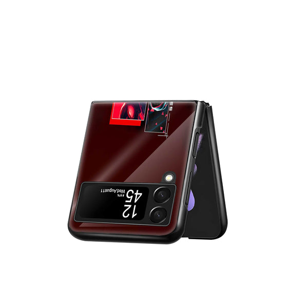 Miles Morales Samsung Z Flip Glass Case