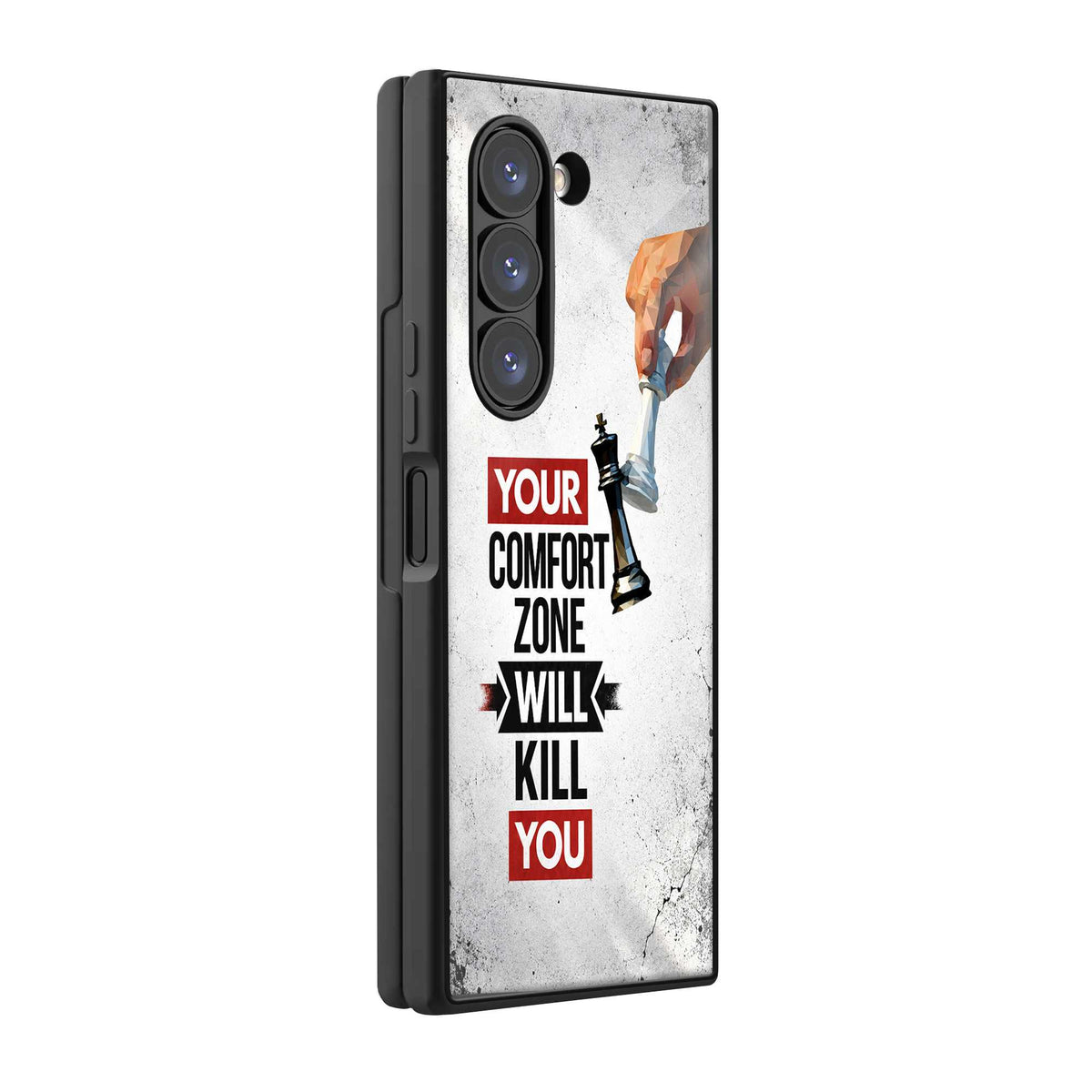 Mind Game Samsung Z Fold Glass Case