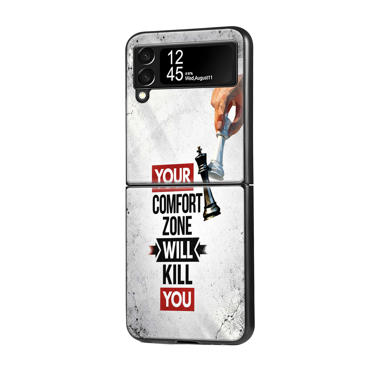 Mind Game Samsung Z Flip Glass Case