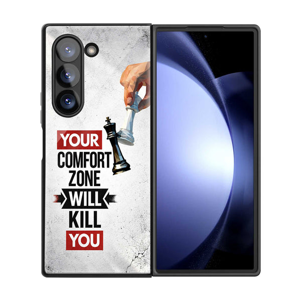 Mind Game Samsung Z Fold Glass Case