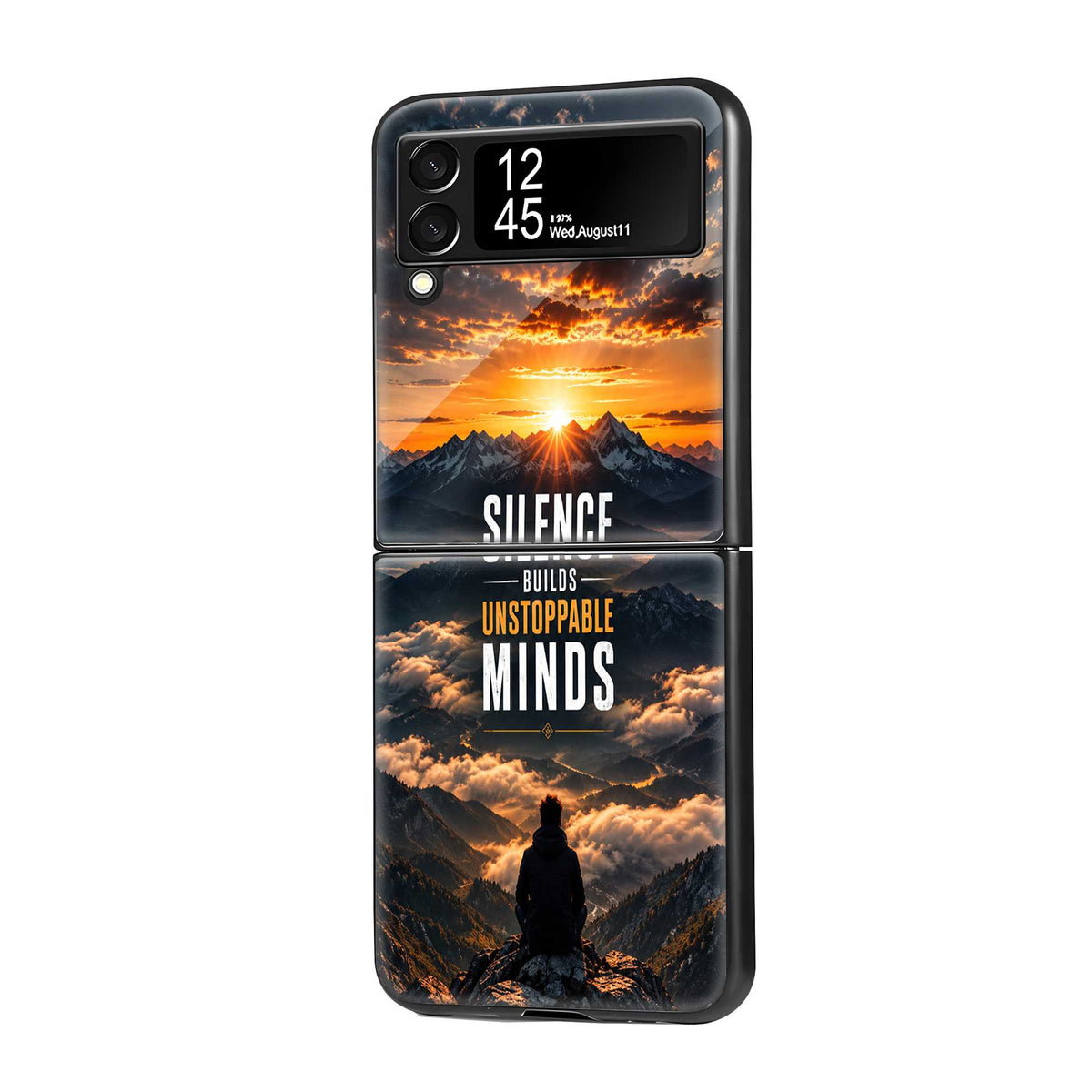 Mind Grid Samsung Z Flip Glass Case