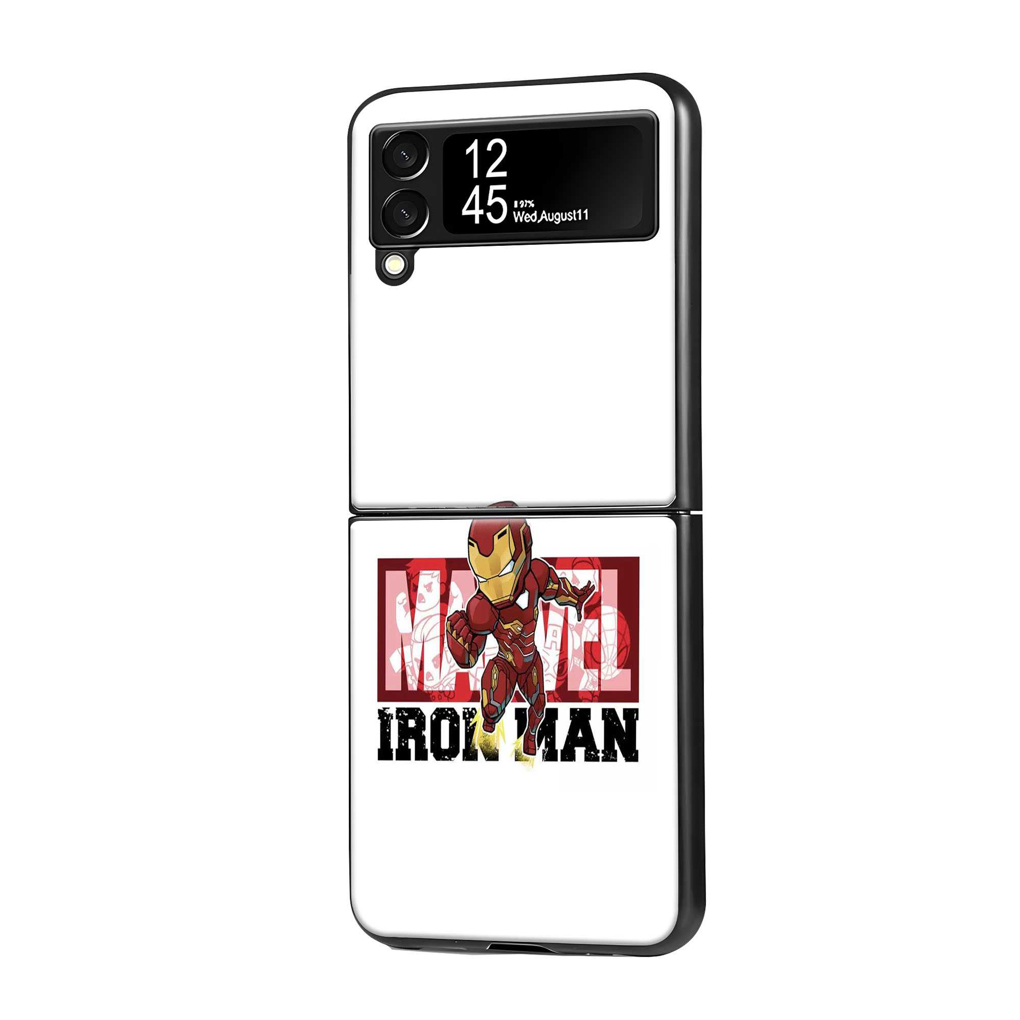 Mini Iron Samsung Z Flip Glass Case