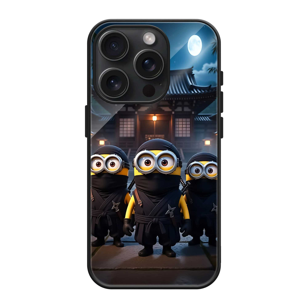 Minions Midnight Party Glass Case