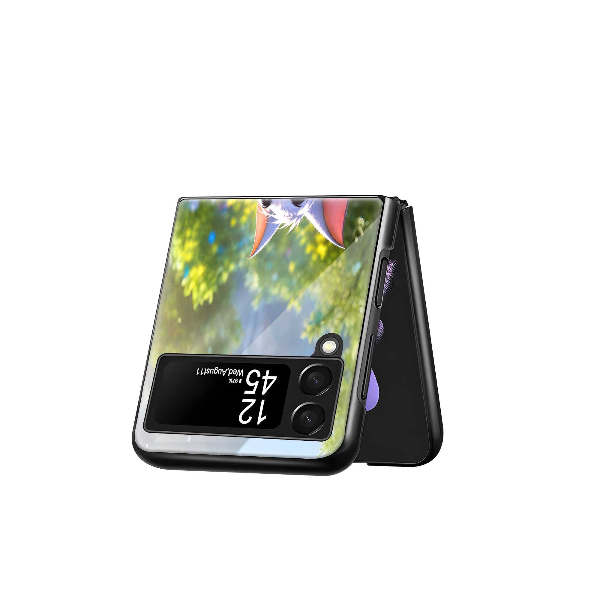 Mischief & Friendship Samsung Z Flip Glass Case