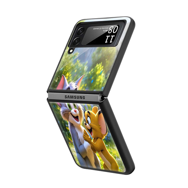 Mischief & Friendship Samsung Z Flip Glass Case