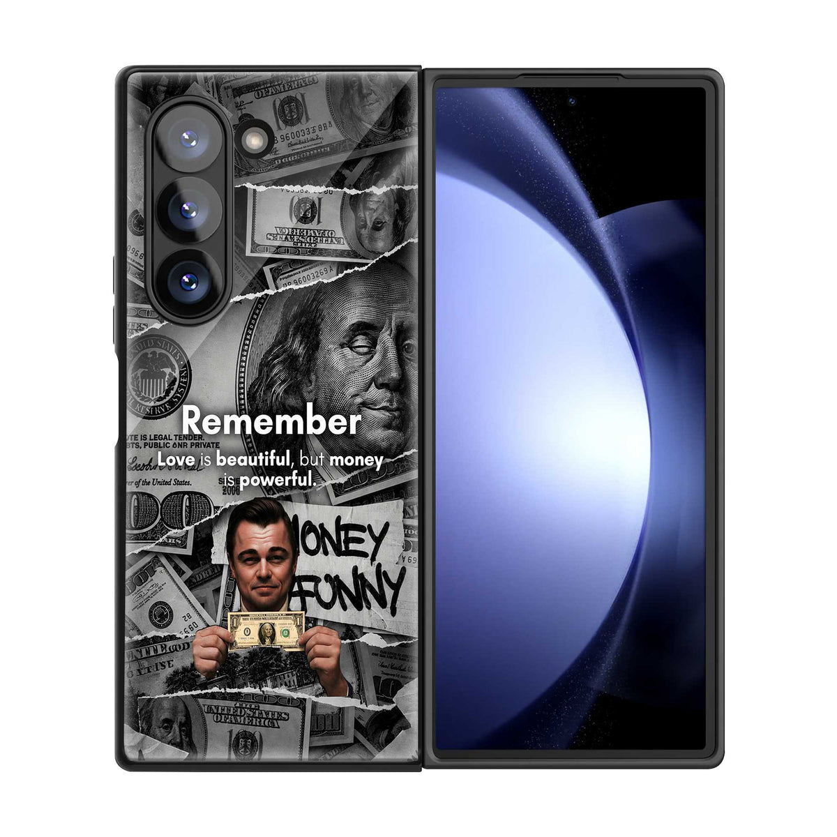 Money Samsung Z Fold Glass Case