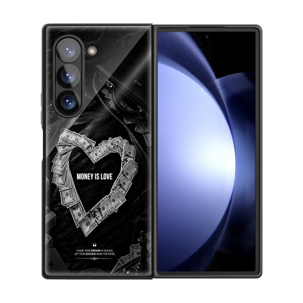 Money Is Love Samsung Z Fold Glass Case