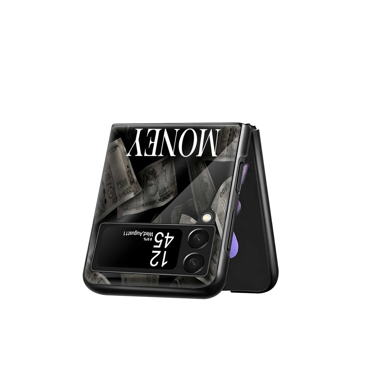 Money Talks Samsung Z Flip Glass Case