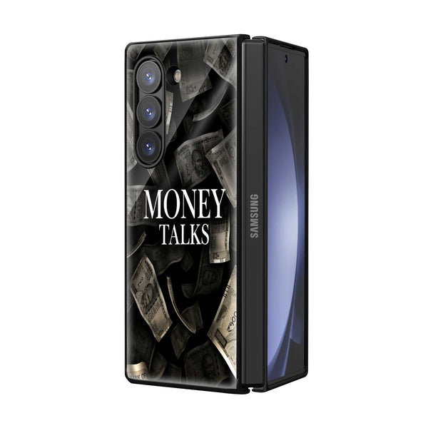 Money Talks Samsung Z Fold Glass Case