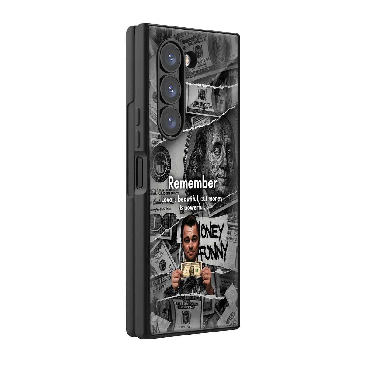 Money Samsung Z Fold Glass Case