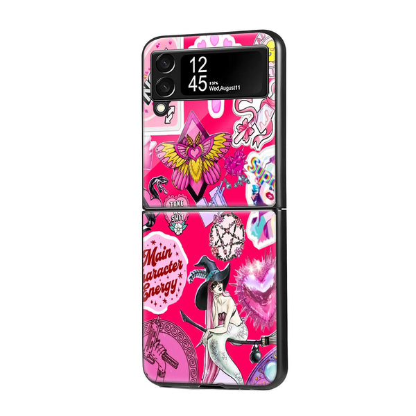 Monroe Pop Art Samsung Z Flip Glass Case
