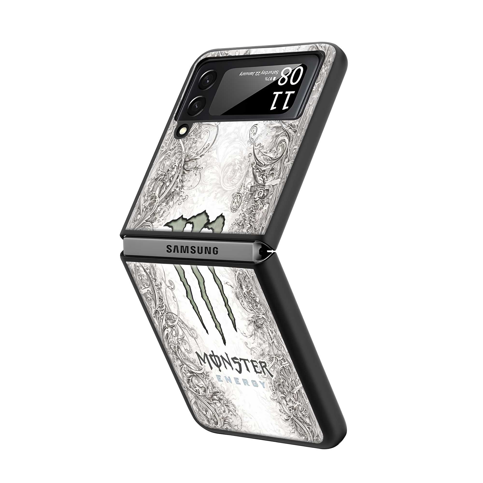 Monster Mode Samsung Z Flip Glass Case