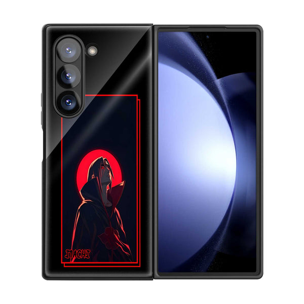 Moonlit Itachi Samsung Z Fold Glass Case