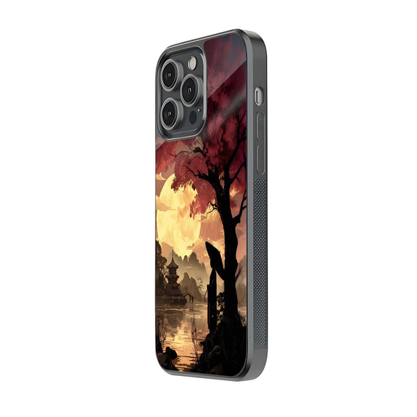 Moonlit Sakura Glass Case