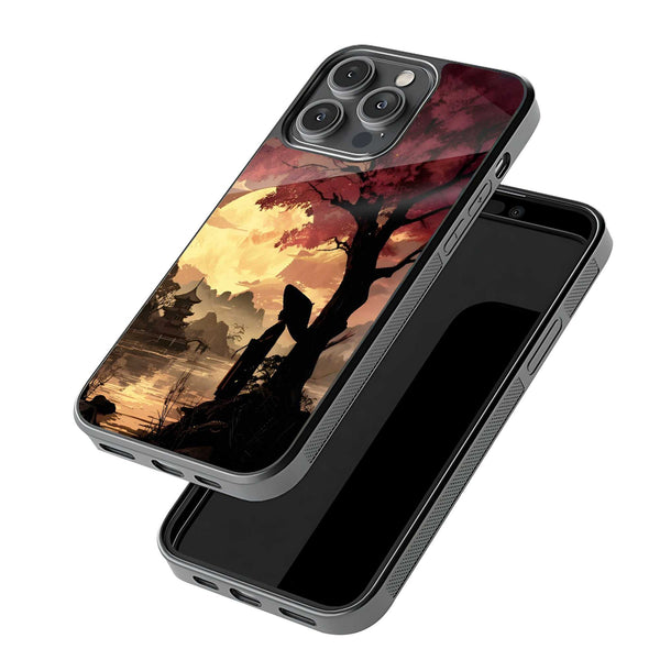 Moonlit Sakura Glass Case