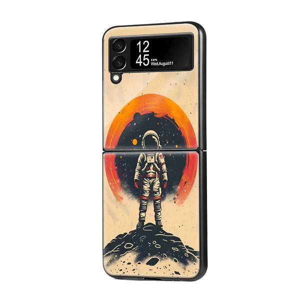 Moonwalker Samsung Z Flip Glass Case
