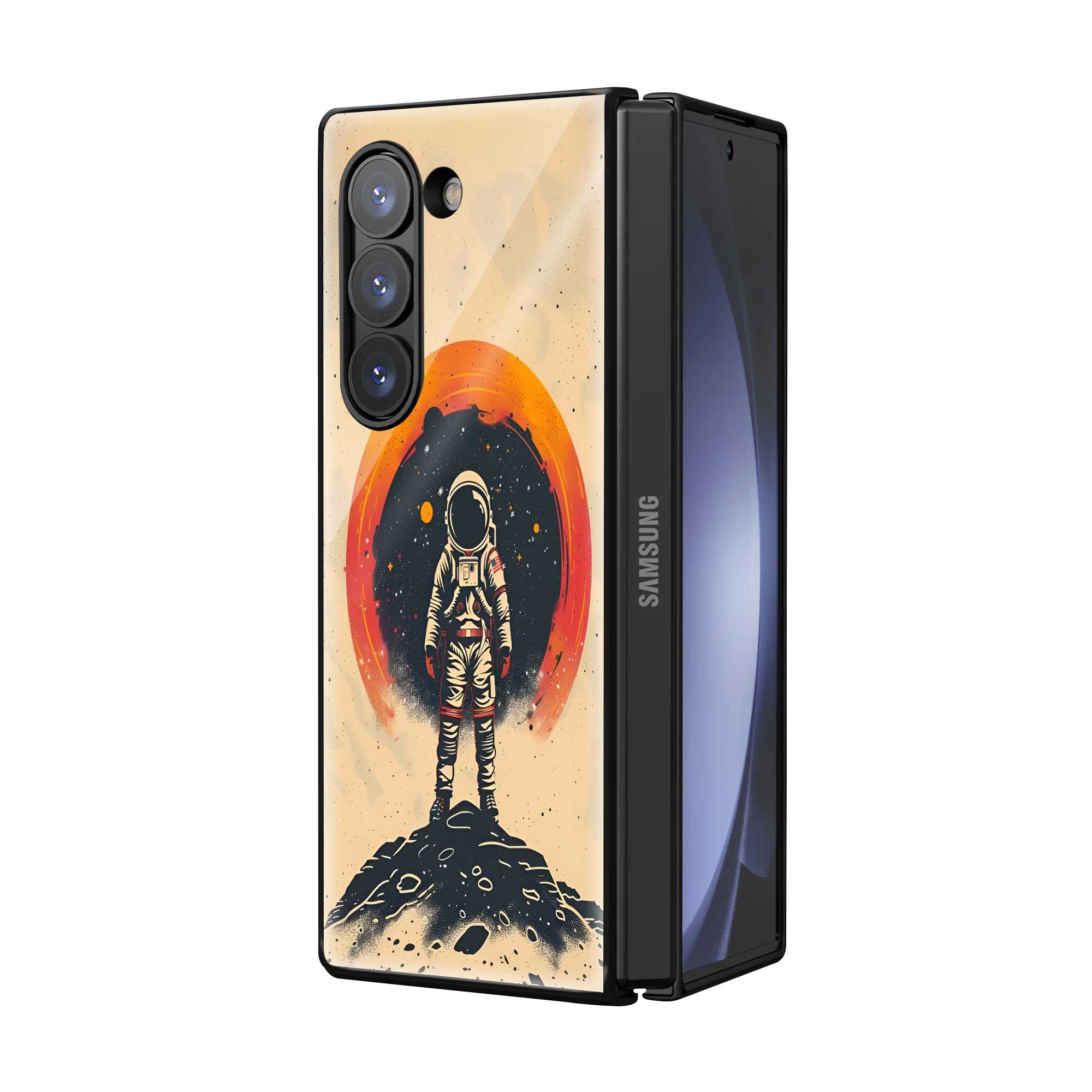 Moonwalker Samsung Z Fold Glass Case