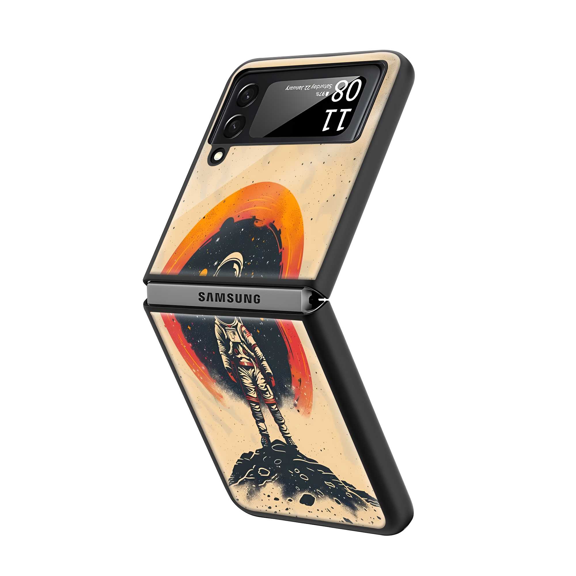 Moonwalker Samsung Z Flip Glass Case